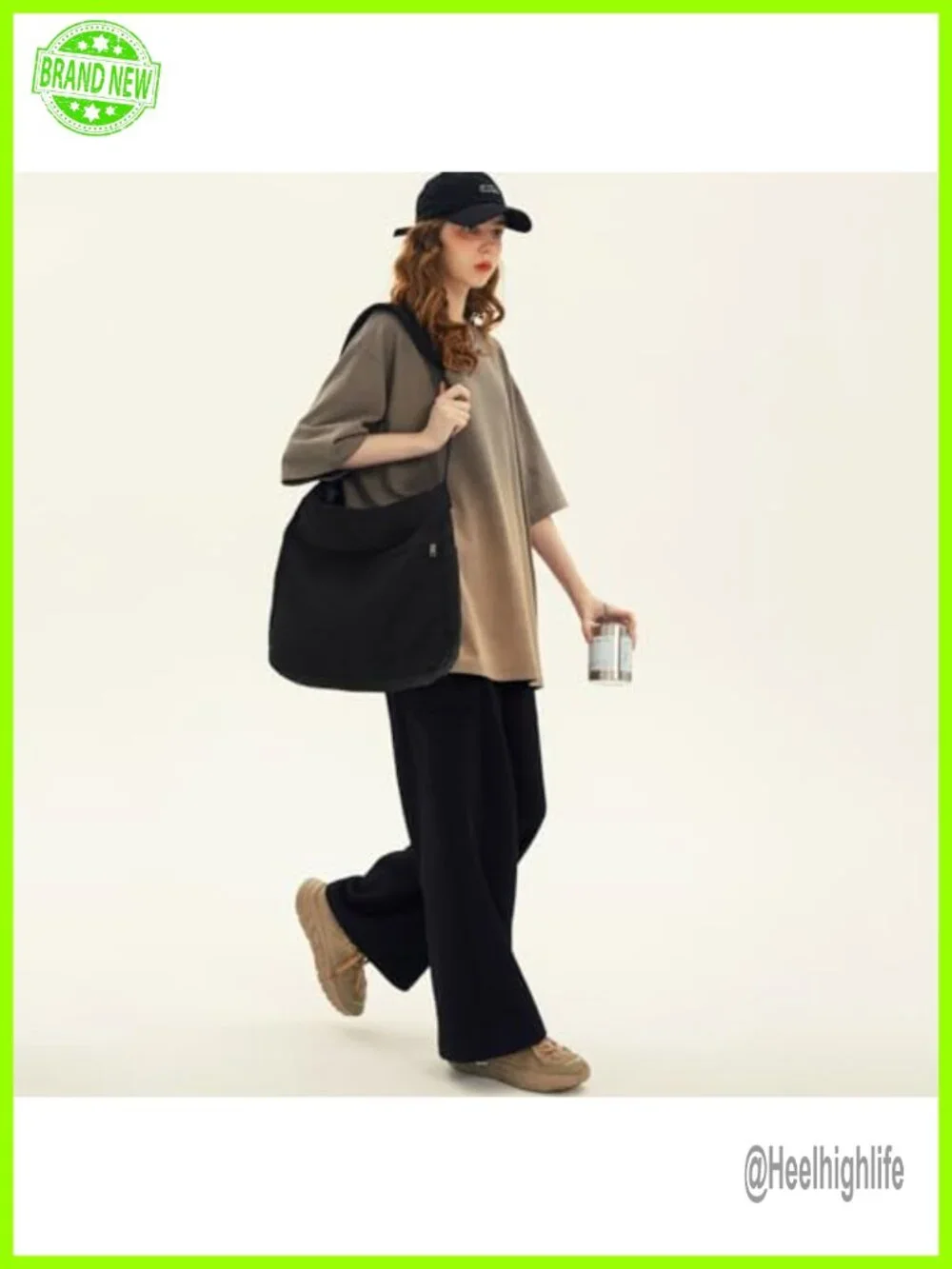 Large Canvas Hobo Crossbody Tote Messenger Bag Shoulder Handbag